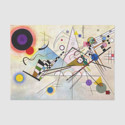 Kandinsky Compositie 8 Tissuepapier (Voorkant)