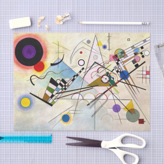 Kandinsky Compositie 8 Tissuepapier (Craft)