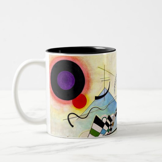 Kandinsky Compositie 8 Tweekleurige Koffiemok (Links)