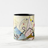 Kandinsky Compositie 8 Tweekleurige Koffiemok (Center)