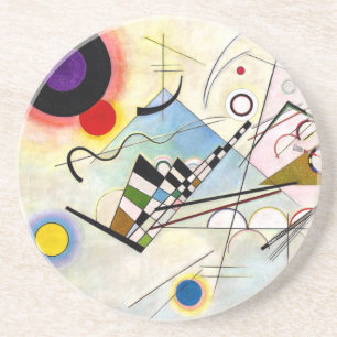 Kandinsky Compositie 8 Zandsteen Onderzetter