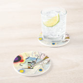 Kandinsky Compositie 8 Zandsteen Onderzetter (Zijkant)