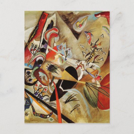 Kandinsky Compositie Abstract Briefkaart (Voorkant)