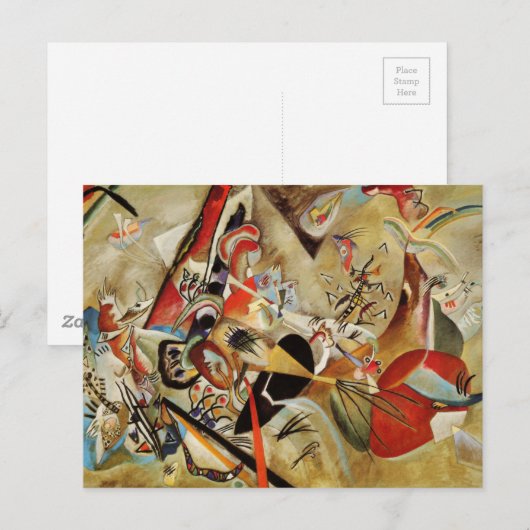 Kandinsky Compositie Abstract Briefkaart (Voorkant / Achterkant)