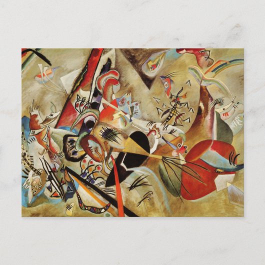 Kandinsky Compositie Abstract Briefkaart (Voorkant)