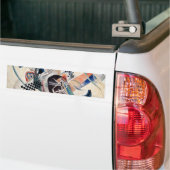 Kandinsky Compositie Abstract Bumpersticker (Op Truck)