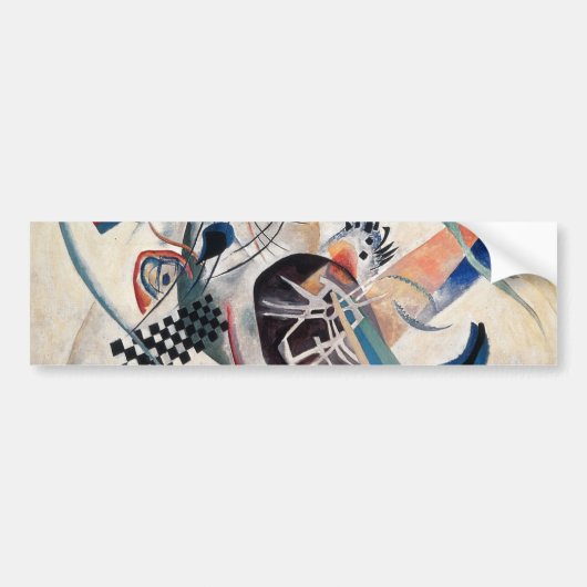 Kandinsky Compositie Abstract Bumpersticker (Voorkant)