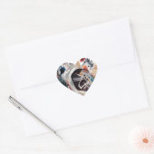 Kandinsky Compositie Abstract Hart Sticker (Envelop)