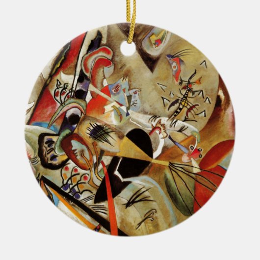 Kandinsky Compositie Abstract Keramisch Ornament (Voorkant)