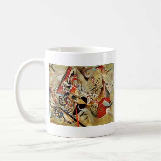 Kandinsky Compositie Abstract Koffiemok (Links)