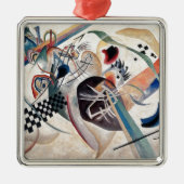 Kandinsky Compositie Abstract Metalen Ornament (Voorkant)