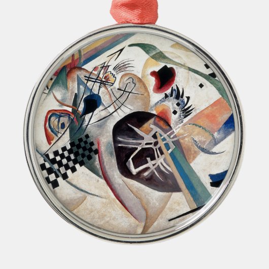 Kandinsky Compositie Abstract Metalen Ornament (Voorkant)