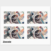 Kandinsky Compositie Abstract Rechthoekige Sticker (Vel)
