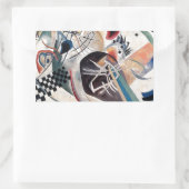 Kandinsky Compositie Abstract Rechthoekige Sticker (Tas)