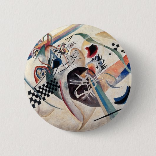 Kandinsky Compositie Abstract Ronde Button 5,7 Cm (Voorkant)
