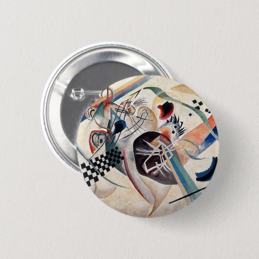 Kandinsky Compositie Abstract Ronde Button 5,7 Cm (Voorkant /achterkant)