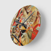 Kandinsky Compositie Abstract Ronde Klok (Hoek)