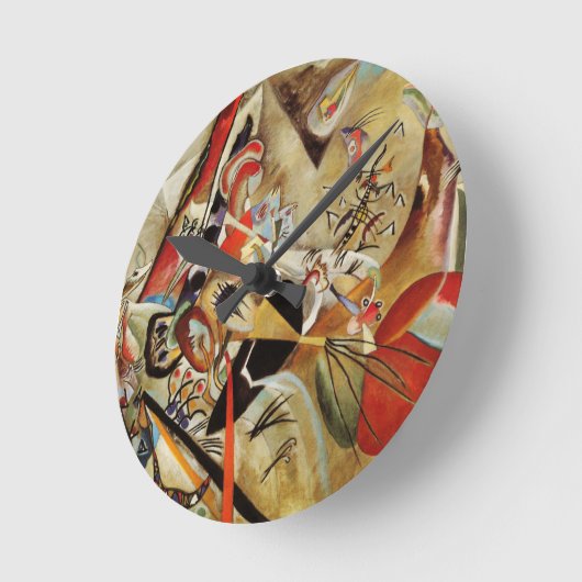 Kandinsky Compositie Abstract Ronde Klok (Hoek)