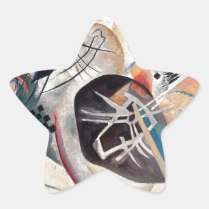 Kandinsky Compositie Abstract Ster Sticker