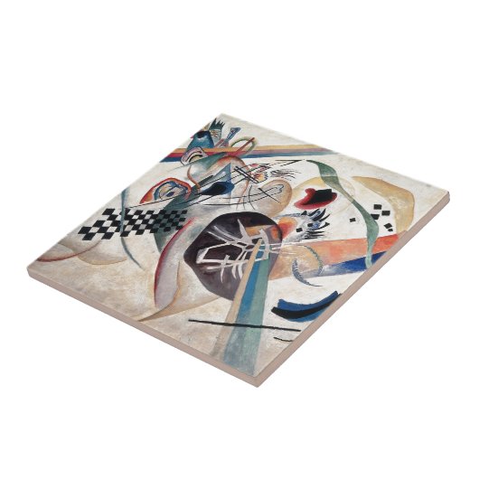 Kandinsky Compositie Abstract Tegeltje (Zijkant)