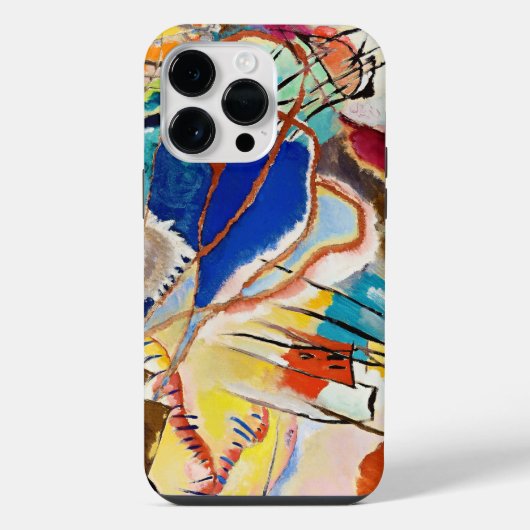 Kandinsky Compositie Abstracte Kunst iPhone Hoesje (Achterkant)