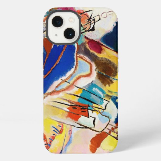 Kandinsky Compositie Abstracte Kunst iPhone Hoesje (Achterkant)