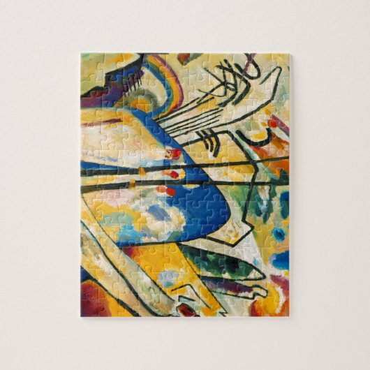 Kandinsky Compositie IV Abstract Kunstwerk Modern Legpuzzel (Verticaal)