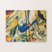 Kandinsky Compositie IV Abstract Kunstwerk Modern Legpuzzel (Horizontaal)