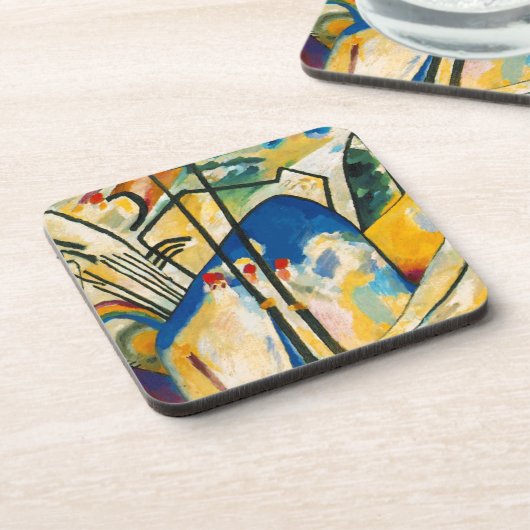 Kandinsky Compositie IV Bier Onderzetter (Linkerzijde)