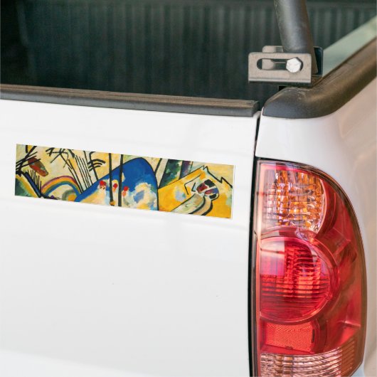 Kandinsky Compositie IV Bumpersticker (Op Truck)