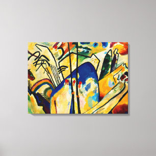 Kandinsky - Compositie IV Canvas Afdruk