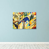 Kandinsky - Compositie IV Canvas Afdruk (Insitu (Houten vloer))