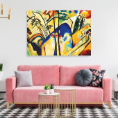 Kandinsky - Compositie IV Canvas Afdruk (Insitu (Woonkamer))