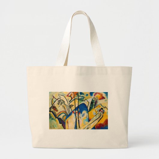 Kandinsky Compositie IV Grote Tote Bag (Voorkant)