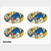 Kandinsky Compositie IV Ovale Sticker (Vel)