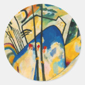 Kandinsky Compositie IV Ronde Sticker (Voorkant)