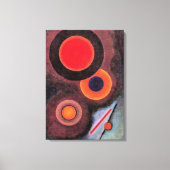 Kandinsky - Compositie met cirkels Canvas Afdruk (Voorkant)