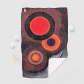 Kandinsky - Compositie met Cirkels Golfhanddoek (Insitu)