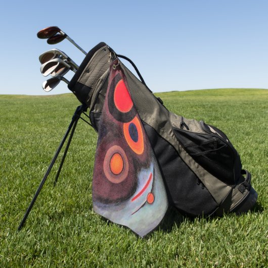 Kandinsky - Compositie met Cirkels Golfhanddoek (Groen)