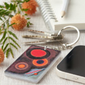 Kandinsky - Compositie met Cirkels Sleutelhanger (Voorkant Rechts)