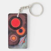Kandinsky - Compositie met Cirkels Sleutelhanger (achterkant)