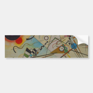 Kandinsky Compositie Olieverfschilderij Bumperstic Bumpersticker