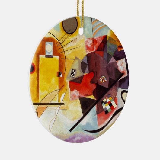 Kandinsky Compositie Red Yellow Blue Abstract Art Keramisch Ornament (Rechts)