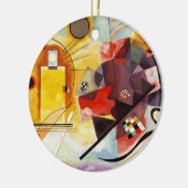 Kandinsky Compositie Red Yellow Blue Abstract Art Keramisch Ornament (Links)