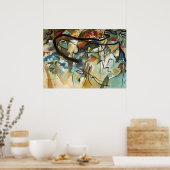 Kandinsky Compositie V Abstract Canvas Schilderen Poster (Keuken)
