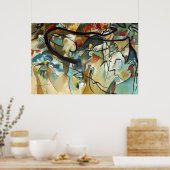 Kandinsky Compositie V Abstract Canvas Schilderen Poster (Keuken)