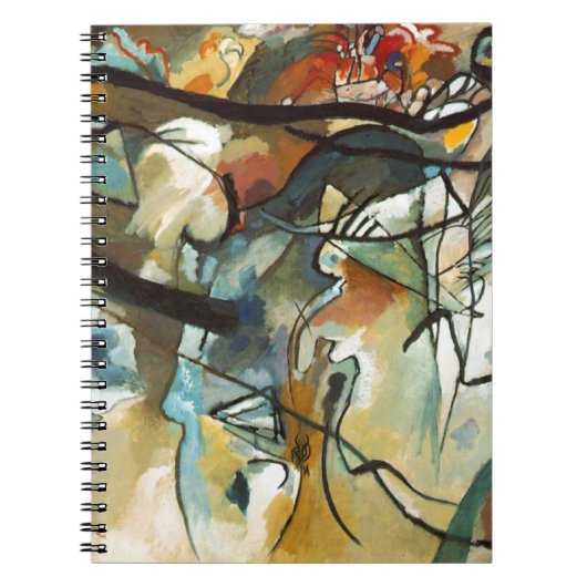 Kandinsky Compositie V Abstract Schilderij Notitieboek (Voorkant)