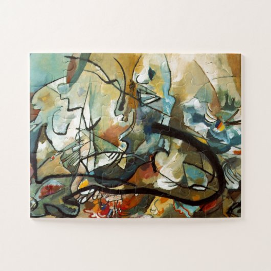 Kandinsky Compositie V Abstracte schilderkunst Legpuzzel (Horizontaal)
