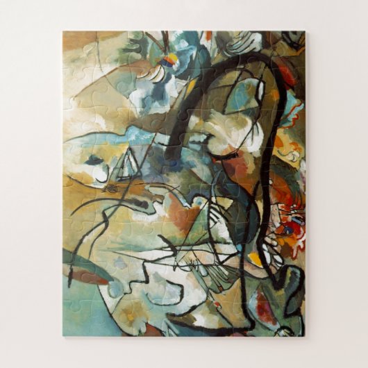 Kandinsky Compositie V Abstracte schilderkunst Legpuzzel (Verticaal)