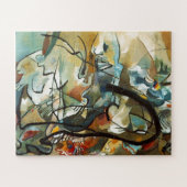 Kandinsky Compositie V Abstracte schilderkunst Legpuzzel (Horizontaal)